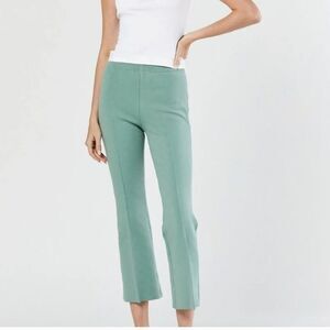 HIGH SPORT Kick Pant Flare Crop Sage Green Womens Size Small